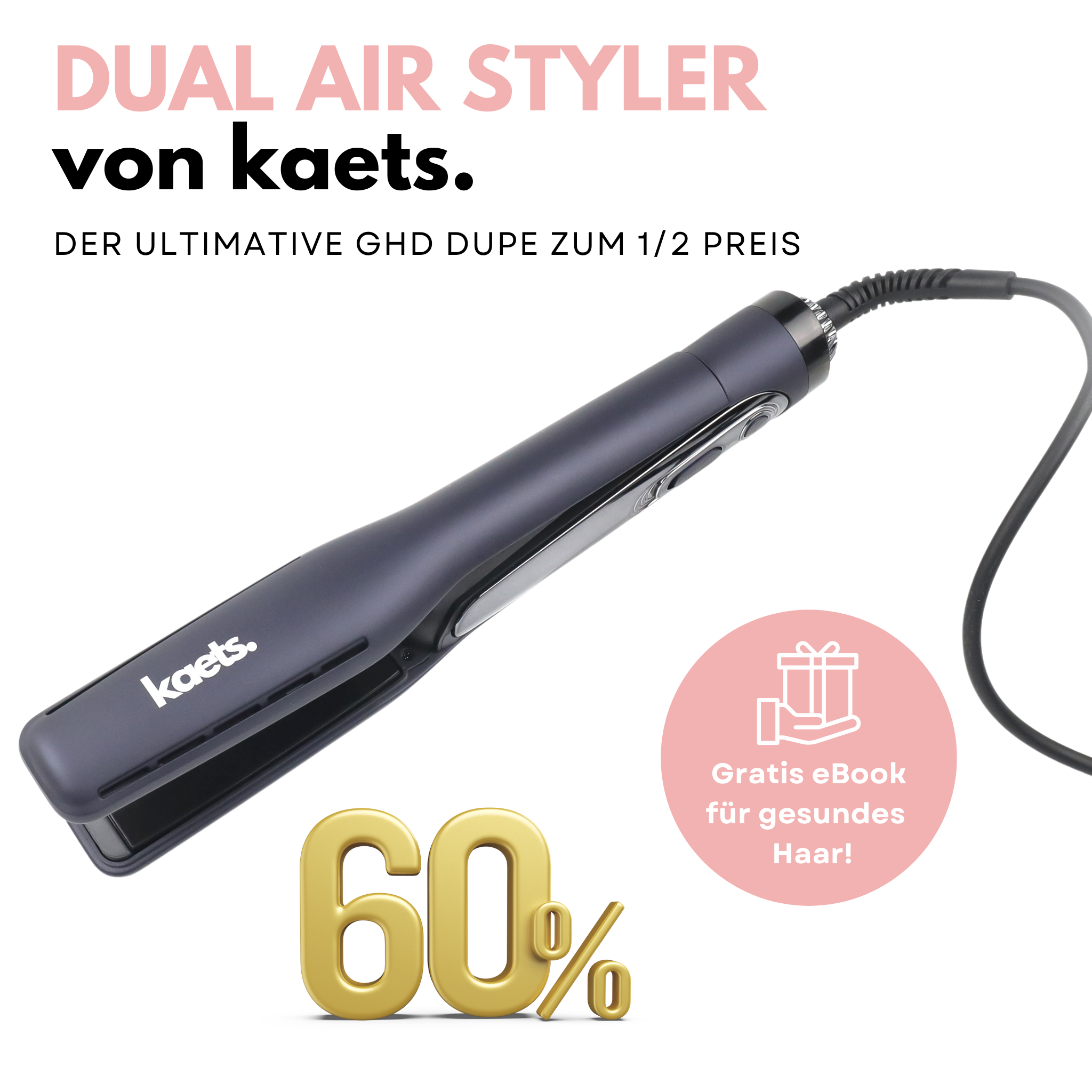 2 in 1 Dual Air Styler - GHD Dupe